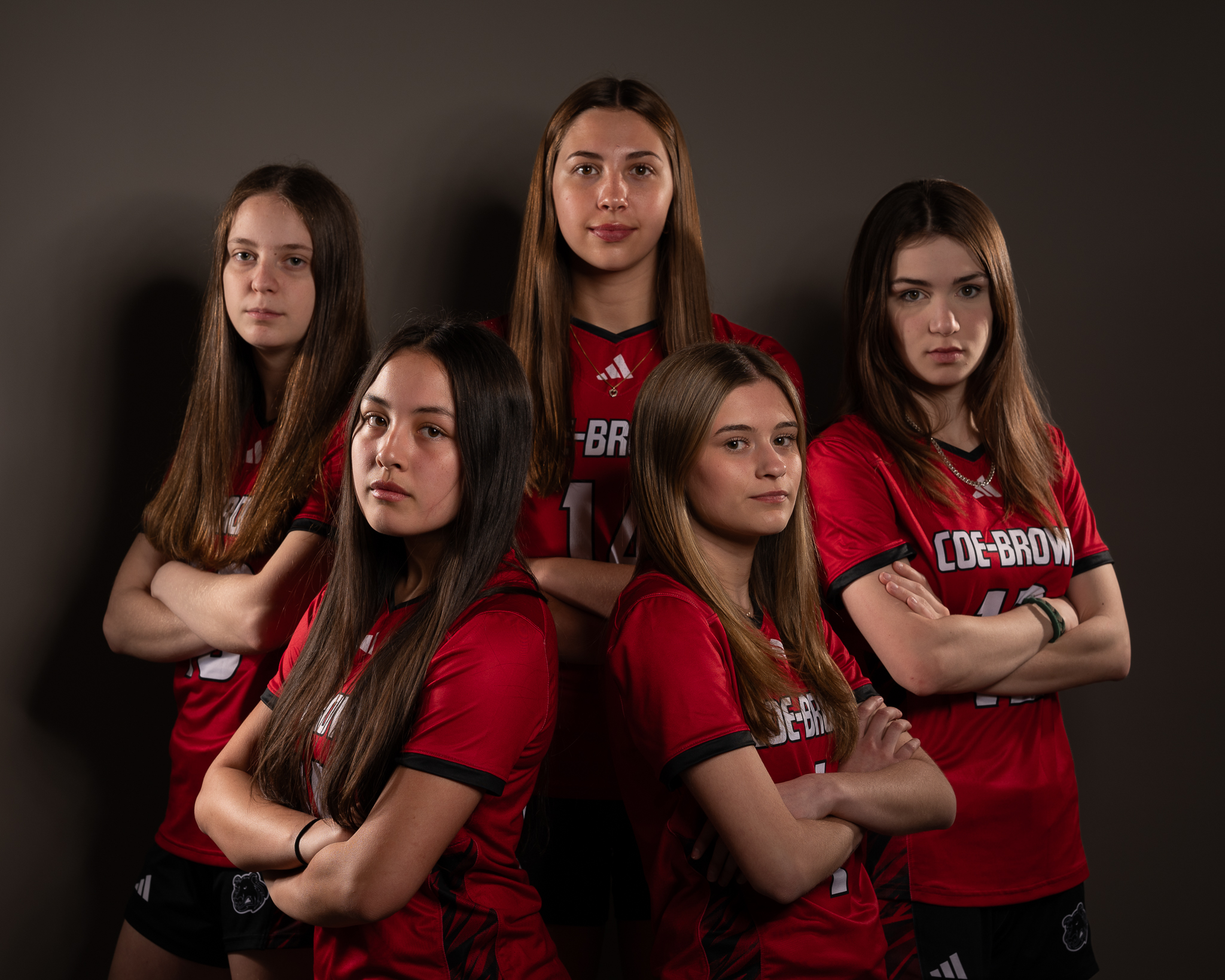 Volleyball athlete — intensity and focus